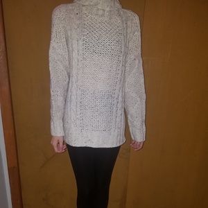White Turtleneck Sweater